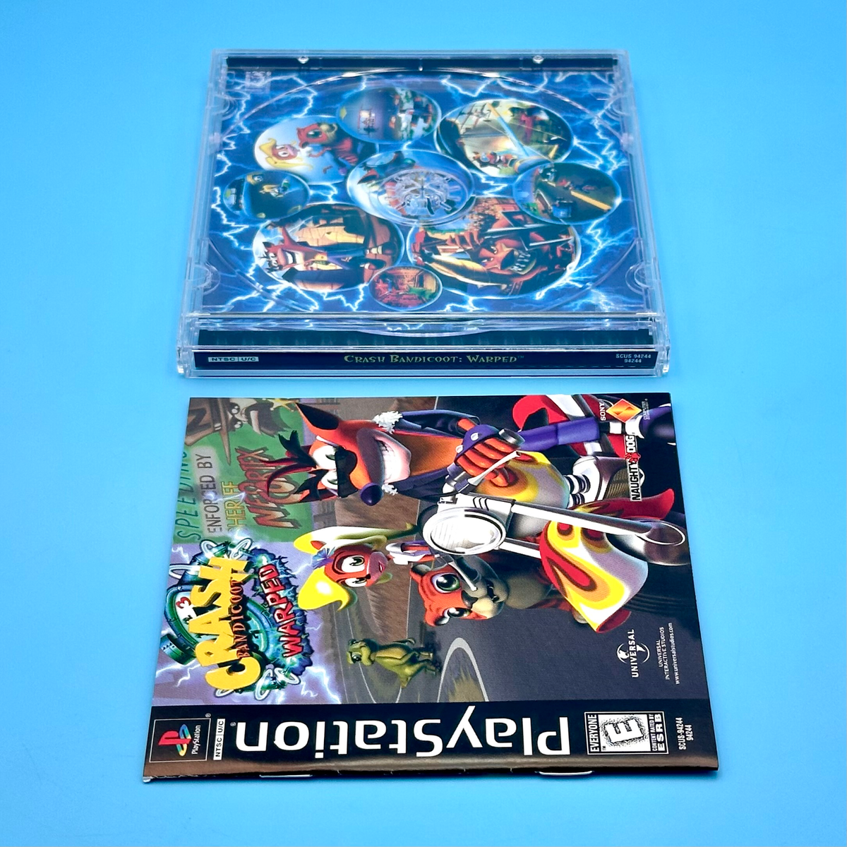 Jaquette Arrière Seule (Boîtier) Pour Jeu PS1 Crash Bandicoot 3 - Sony PlayStation 1 - Très Bon État