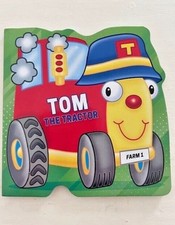 Tom The Tractor Board Sagomato Primi Anni Libro da Lettura per Bambini, Neonato