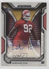 2012 Topps Strata Rookie Auto Red 20/25 Dontari Poe #RA-DPO Auto 0af