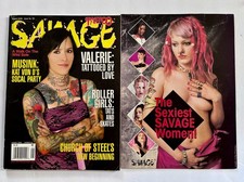 Tattoo Savage Magazine 92 August 2008 With Sexiest Savage Women Insert
