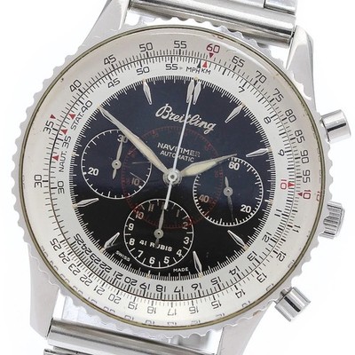 BREITLING NAVITIMER MONTBRILLANT A30030.4 38mm Stainless Steel Black Dial