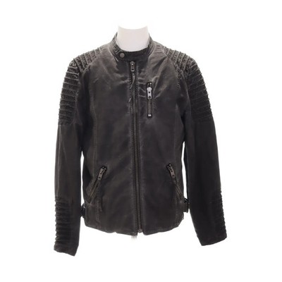 Tigha, Bikerjacke, Herren, Größe: XL, Grau, Einfarbig #OtZ