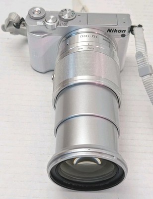 Mint Nikon 1 J5 Silver 1 Nikkor 10-100mm Lens Kit Japan | eBay