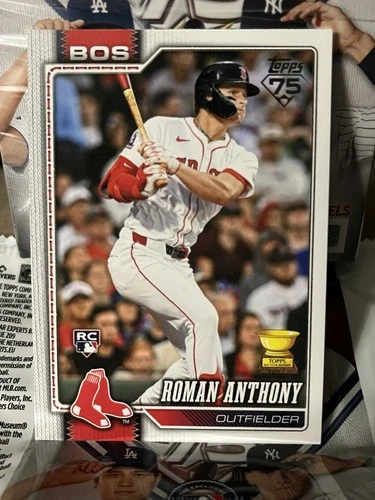 2026 Topps Series 1 Roman Anthony Rookie Card Boston Red Sox #189