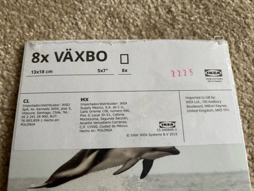Ikea VAXBO Art Cards Set of 8 5x7in 18x13cm Beach Whale Quotes Sunset Sail Shell - Picture 2 of 4