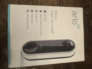 New Arlo Video Doorbell HD  Wired Security Camera Sealed