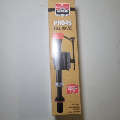 Fluidmaster PRO45 Toilet Fill Valve - Black