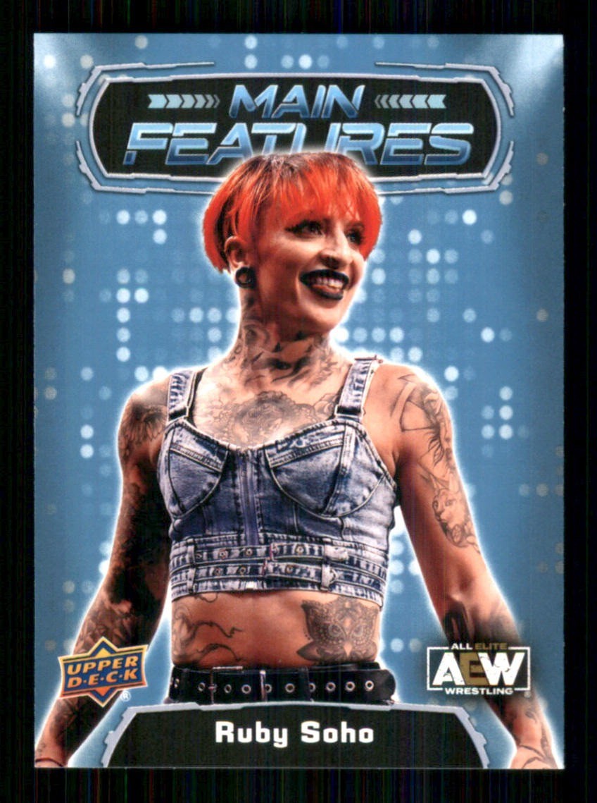 Ruby Soho 2022 Upper Deck AEW Main Features #MF-15 16718