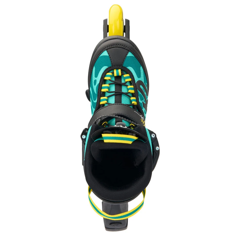 K2 Marlee Pro Youth Kinder Inline-Skates größenverstellbare Inliner Grün/Gelb - Bild 4 von 4