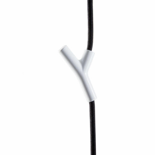 Authentics Wardrope armario, armario colgante cuerda negro, 4 ganchos blanco - Imagen 1 de 6