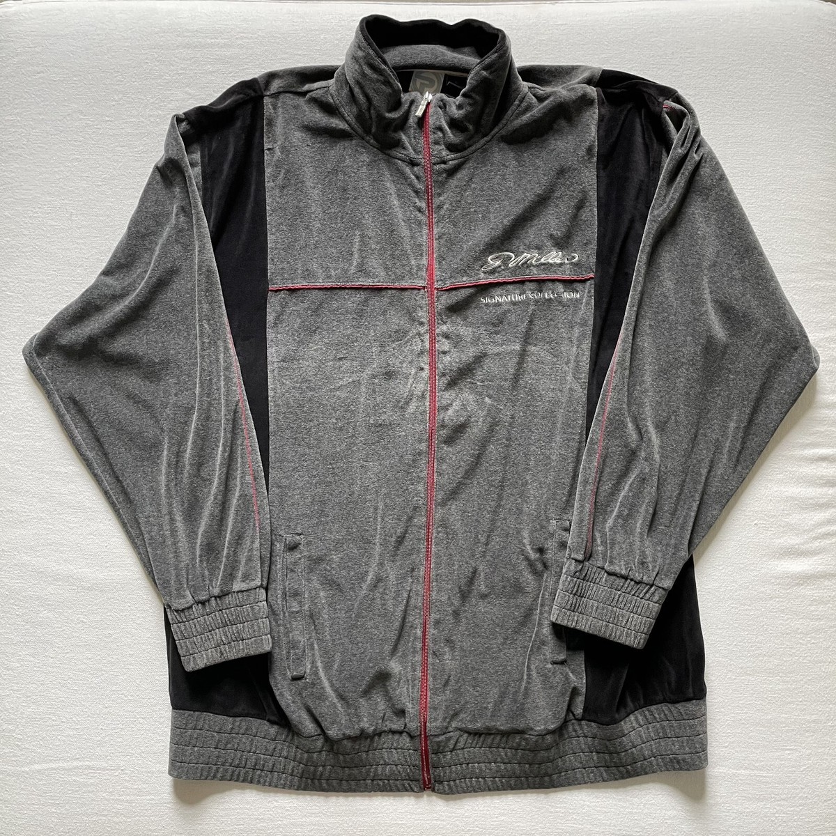 Vintage P Miller Master P Velour Track Jacket Mens XL Oversized