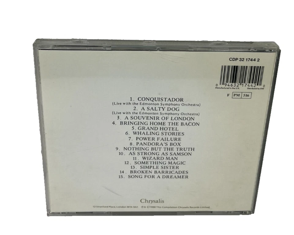 PROCO HARIUM ''Portfolio'' CD Album 1988 - Prog-Rock/Symphonic-Rock - Sehr gut - Bild 2 von 4