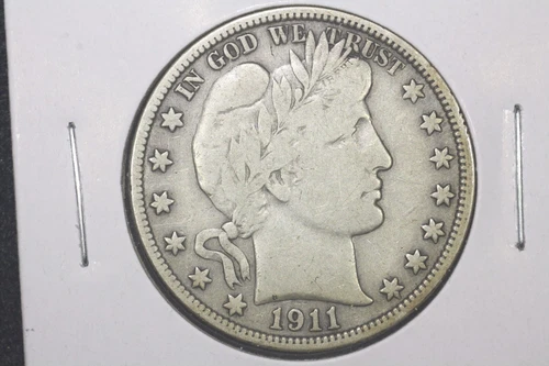 1911  Barber Half Dollar, Fine