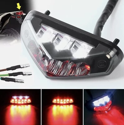 EvoParts Mini fanale posteriore a Led targa stop posizione moto cross omologato - Bild 1 von 4