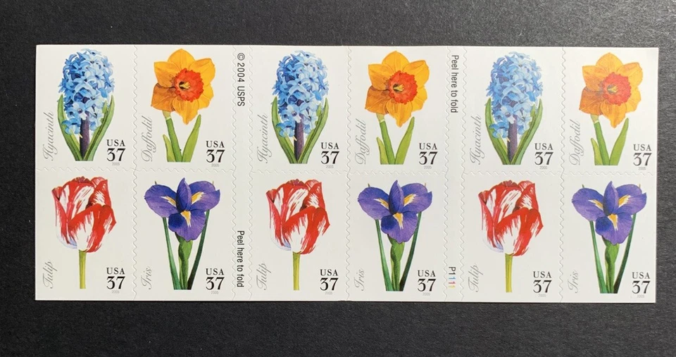 U.S. Stamps SC#3903b. SPRING FLOWERS, 2005. 37¢ Booklet of 20 - Image 2 of 2
