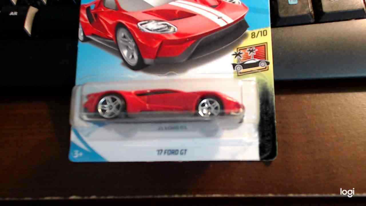 new 2018 GRAN TURISMO #7/8 FORD GT ☆white; black stripes;pr5Hot Wheels