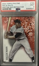 2022 Topps Pristine Willy Mays Red