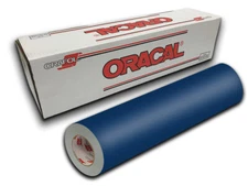 12" X 4ft - Dark Blue Matte Oracal 631 Exhibition Cal Vinyl Roll
