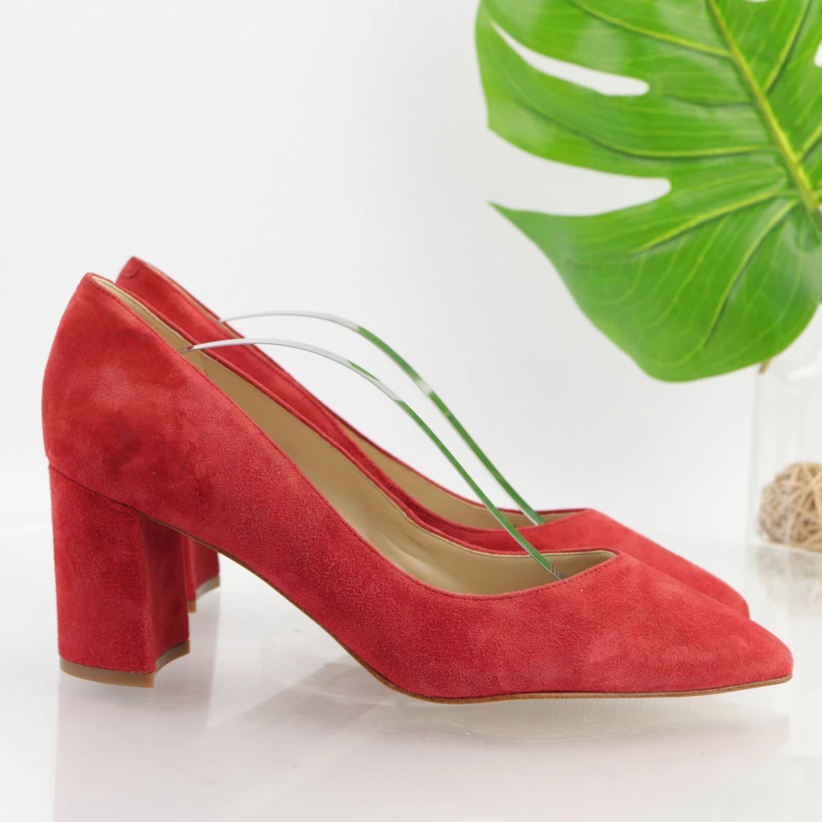 Marc fisher red suede pumps clearance