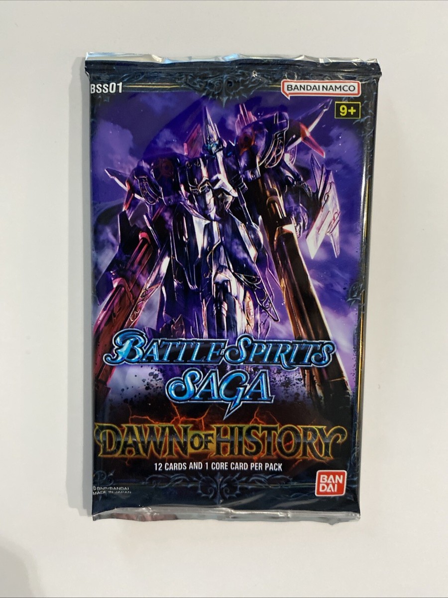 battle spirits saga dawn of history booster box TCG: Set 01 level up spirits to unlock their true potential Battle Spirits Saga CCG TCG
