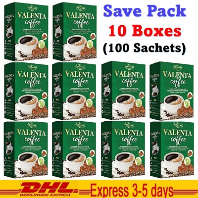 10 x Valenta Coffee Instant Powder Mix Weight Control Slim Fit Burn Diet Fiber