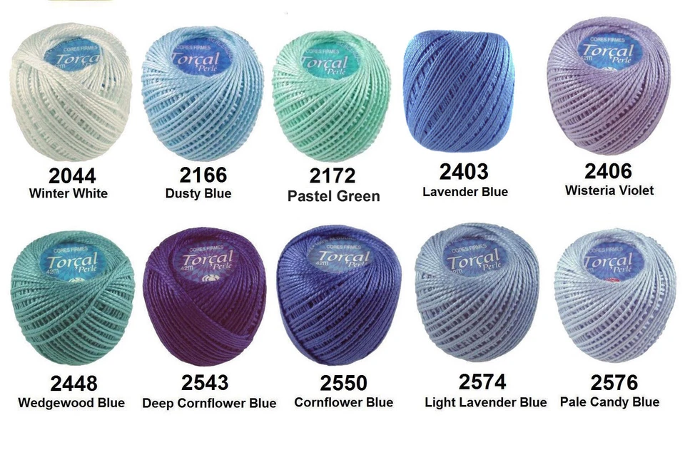 1 x 42m Circulo TORCAL Crewel Hardanger Embroidery Thread Perle 5 Solid &Random - Image 3 of 4