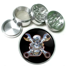 Skull D9 Aluminum Grinder 63mm 4 Piece Hand Mueller