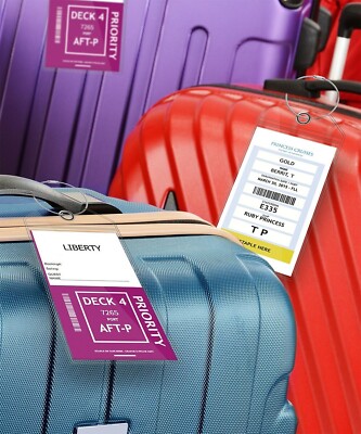 Etichetta Per Bagaglio Con Etichetta Indirizzo, Confezione Da 2 - Foto 5