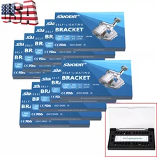 1-10 Sets Dental Orthodontic Self-ligating bracket Braces MINI ROTH.022 Hook 345