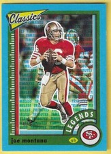 2022 Classics Blue Legends Timeless Tributes Joe Montana 49'ers 4/5