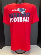 New England Patriots Men's Nike Foxboro Football Red Tee - New With Tags