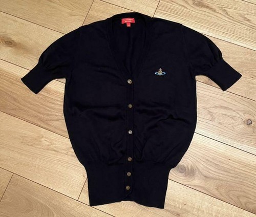 Vivienne Westwood Orb Black Cardigan XS 