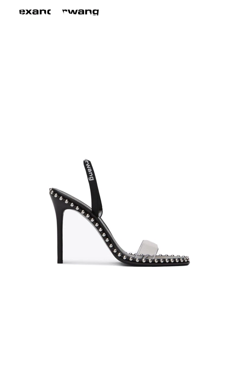 Alexander wang nova studded stiletto sandals sales