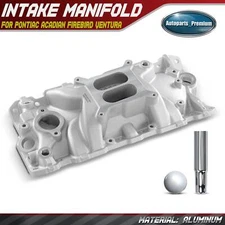 Aluminum Dual Plane Intake Manifold With Oil Fill Tube for Small Block Pontiac