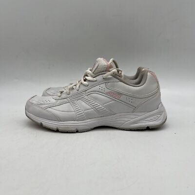 AVIA AVI-Strike A305W Women's White Lace Up Low Top Walking Shoes Size 7.5