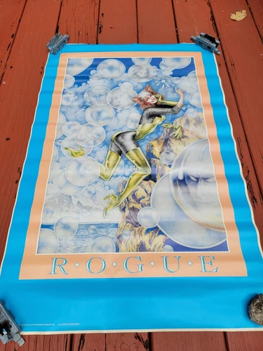 Vintage 1989 Uncanny X-Men Marvel Comics Press Poster Rogue