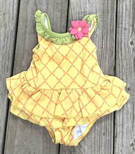 GYMBOREE SWIMSUIT Size 6-12 M ALOHA SUNSHINE POPPY FRIENDS U-PIK
