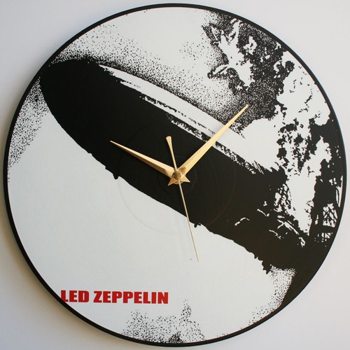 Led Zeppelin - Led Zeppelin I (1969) - 12" Vinyl Record Clock - Afbeelding 1 van 1