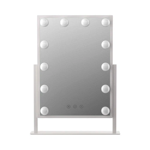 Makeup Mirror Hollywood Vanity with LED Light Rotation Tabletop White AU - Picture 4 of 6