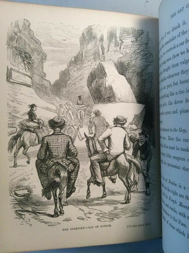 1859 Erstdruck KLEINE TOUR IN IRLAND mit prächtigem handfarbigem Ausklappbarem - Bild 9 von 9