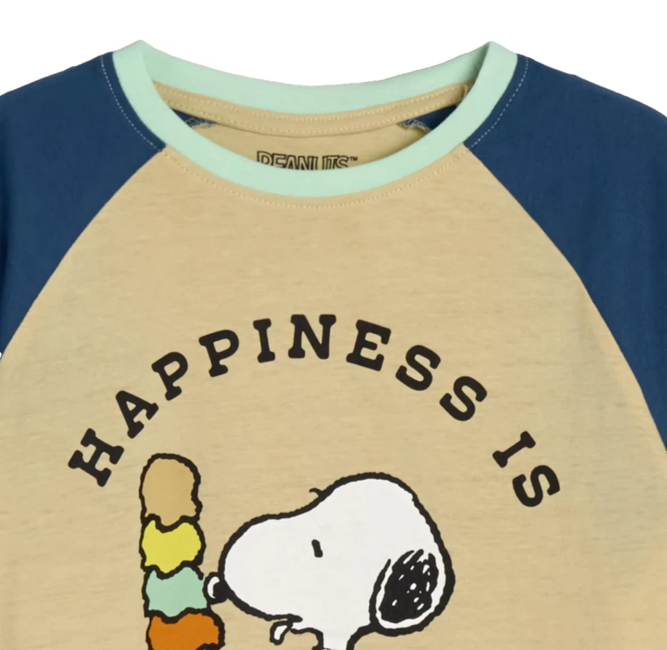 Snoopy 140 T- Shirt Peanuts Eis Cartoon Comic Kurzarm Sommer Eiskugeln - Bild 2 von 4