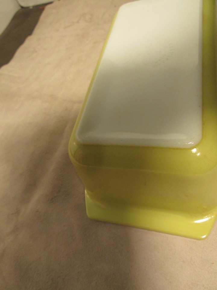 Vintage Yellow Pyrex Loaf Pan 913 Bread Meatloaf Oven Baking Dish eBay