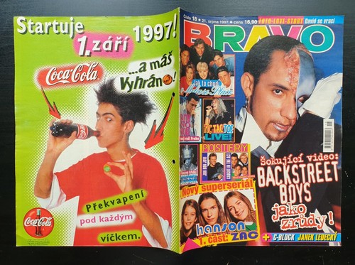 BACKSTREET BOYS COVER, JON BON JOVI POSTER, No. 18/1997, CZECH MAGAZINE BRAVO - 第 3/17 張圖片