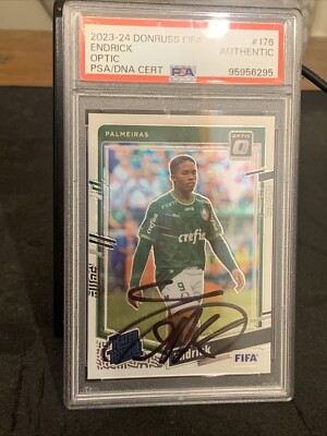 Endrick 2023-24 Panini Donruss - Optic Rated Rookie #176 Authentic Auto ...