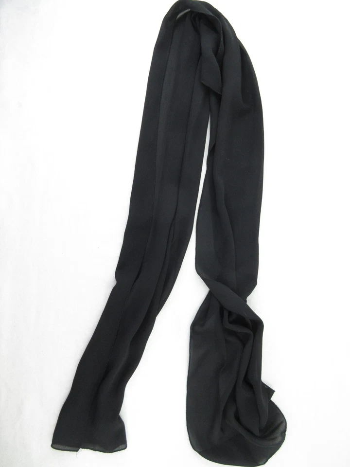 Vestido Alyn Paige Bufanda Mujer 11/12 Largo Negro Gasa Estrella Fluido Vestido EE. UU. Y2K Foto 4 de 4