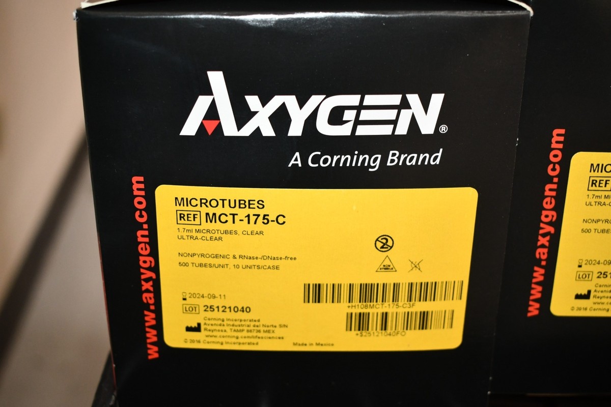 500) Corning Axygen MCT-175-C MaxyClear Snaplock Microcentrifuge