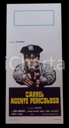 1978 CARREL AGENTE PERICOLOSO Don MURRAY James Earl JONES *Manifesto 32x70 cm - Bild 1 von 1