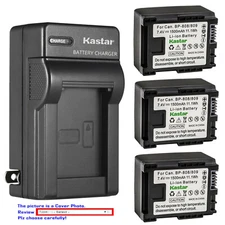 Kastar Battery AC Wall Charger for Canon BP-809 Canon VIXIA HF200 HF 200 Camera