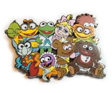 MUPPET BABIES Muppets 80s Cartoon Jumbo Fantasy Hat Jacket Tie Tack Lapel Pin