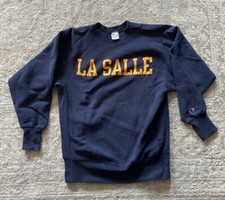 True Vintage Champion 1980s Reverse Weave La Salle University Sweatshirt  Large